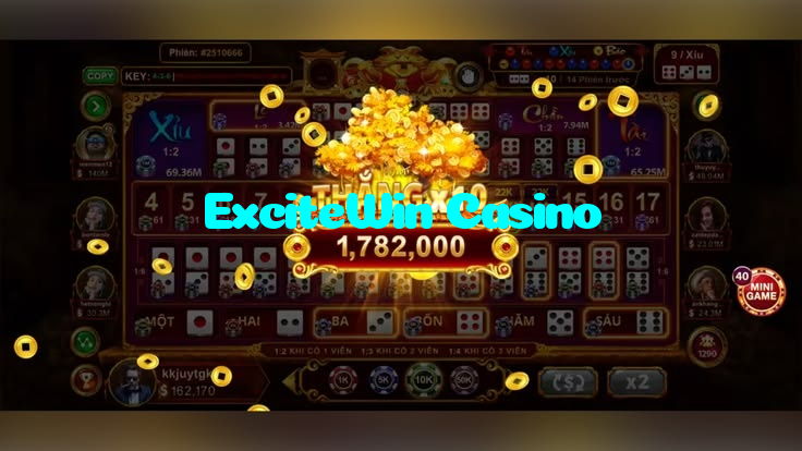 ExciteWin Casino casino presented on mobile device in Pakistan with slots and live games