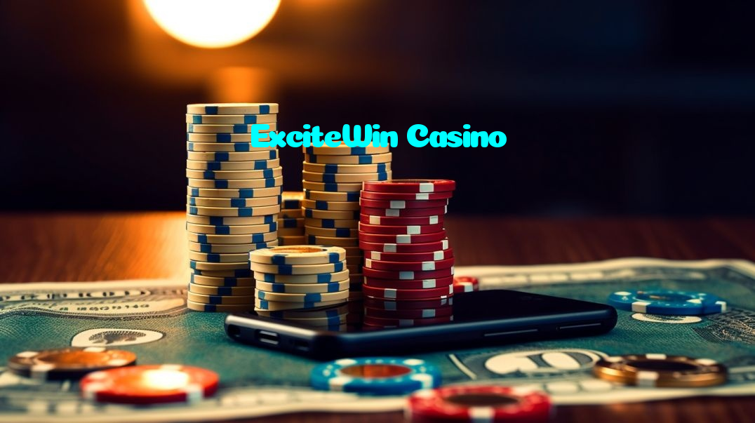 ExciteWin Casino casino presented on mobile device in Pakistan with slots and live games